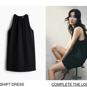 H&M Black Shift Dress